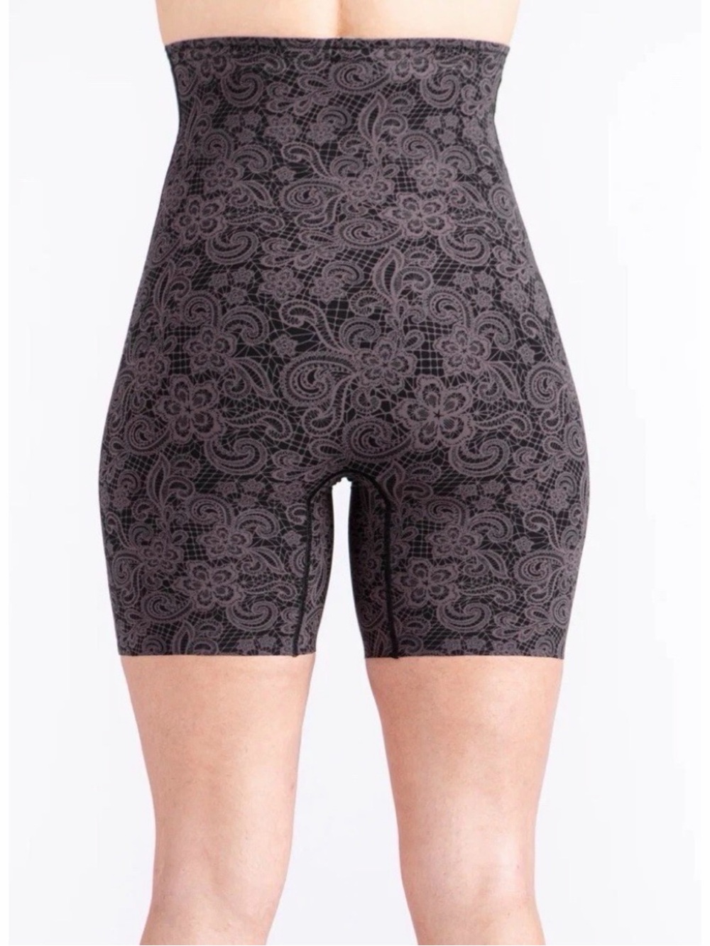 Body by Haart + Lieu High Waist Lace-Pattern Shaping Shorts